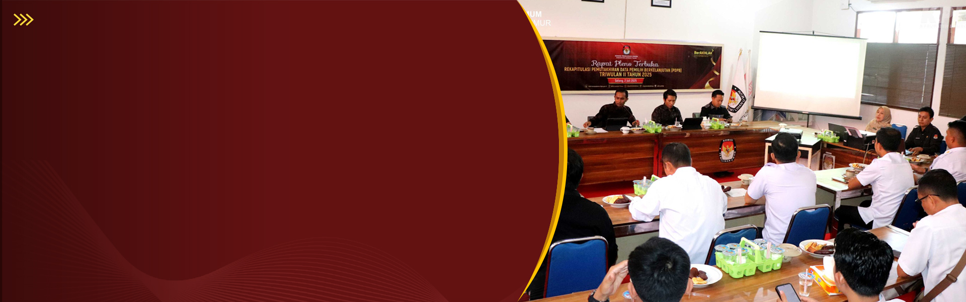 Rapat Pleno Terbuka Rekapitulasi PDPB Triwulan II tahun 2025